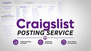 Craigslist Posting Service