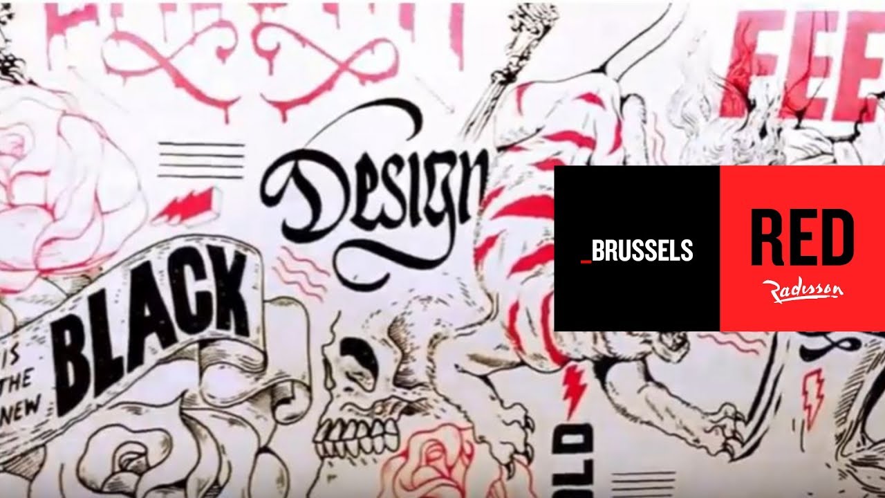Mural Magic with Belgian Artist Musketon at the Radisson RED, Brussels