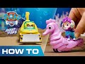 NEW Aqua Pups Whale Patroller and Vehicles | PAW Patrol How To | Toys for Kids