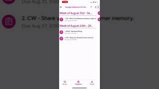 Google Classroom for Students and Families - Using a Smartphone to Access & Navigate Classroom