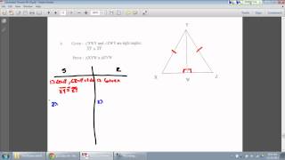 Geometry AB - Semester 1 Review Proofs