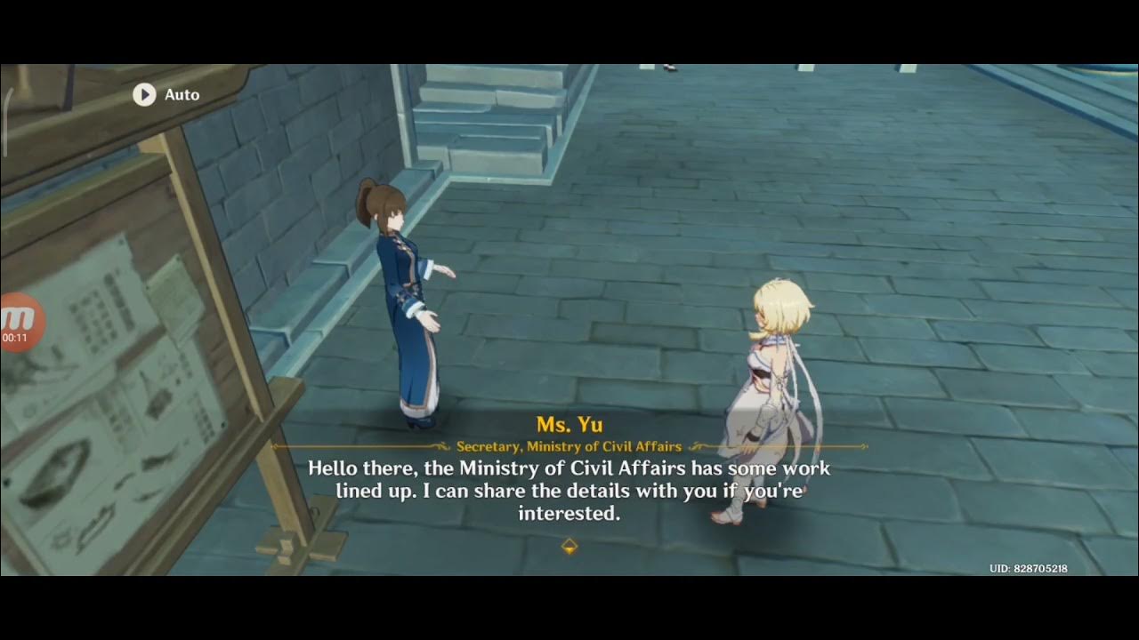 Genshin Impact Liyue reputation quests Herbalist forage, give three Violet grass to herbalist