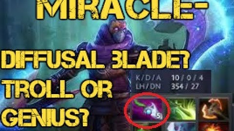 Miracle- [Antimage]Diffusal Blade?Troll OR Genius? Dota 2 Ranked Gameplay