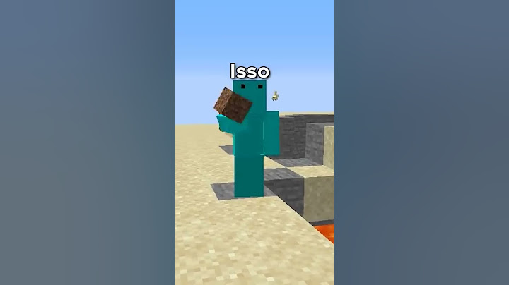 Minecraft, mas não pode tocar no amarelo