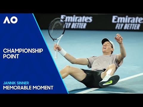 Championship Point | Jannik Sinner Wins First Grand Slam Title After Epic! | Australian Open 2024