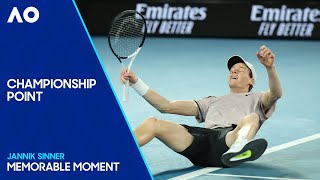 Championship Point | Jannik Sinner Wins First Grand Slam Title After Epic! | Australian Open 2024 image