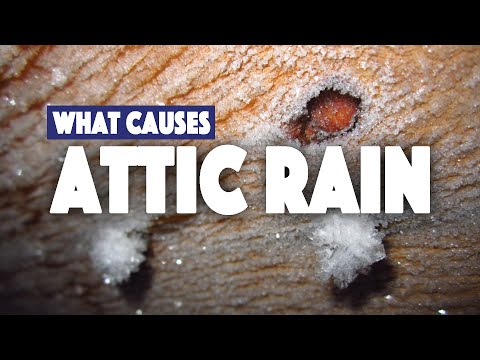 WHAT IS ATTIC RAIN?? And how do I STOP IT?