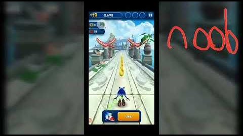 sonic dash noob vs pro vs hacker