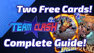 Get TWO FREE CARDS & DOMINATE Team Clash - Complete Guide for Marvel SNAP