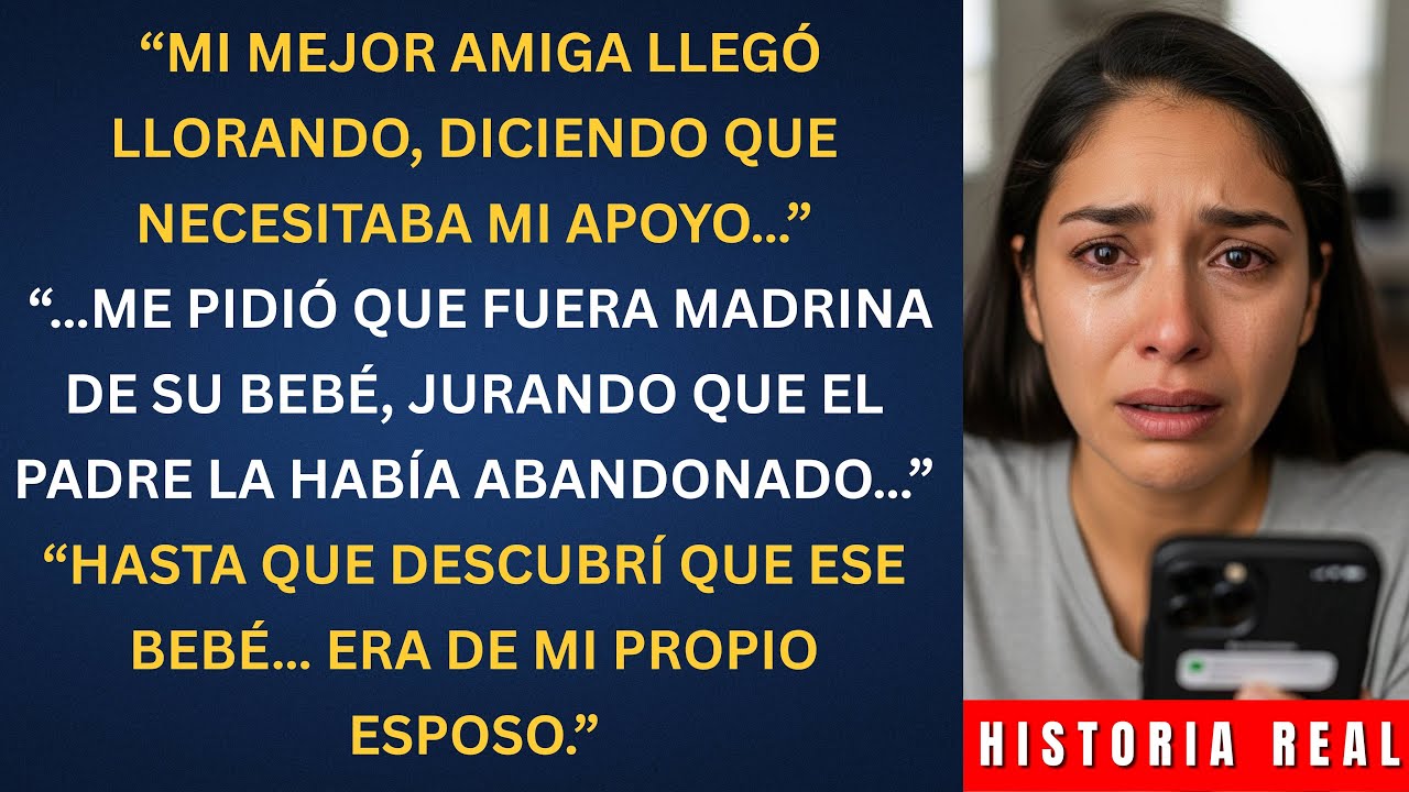 “Mi mejor amiga me pidió ser madrina… pero el bebé era de MI ESPOSO”