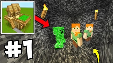 Craft World: Block Crazy 3d Small Box Trap Multiplayer Survival Walkthrough Gameplay Part 1