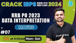 IBPS RRB PO/CLERK 2024 | DATA INTERPRETATION FOR BANK EXAM | RRB PO DI QUESTIONS 2023