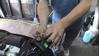How to Fix Throttle Positioning switch on a Arctic Cat Snowmobile Part One
