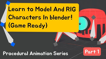 Creating and rigging a 3D Character in Blender for Unreal Engine - Procedural Animation Part 1
