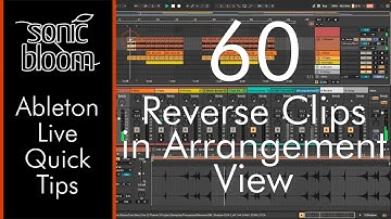 Quickly Reverse Audio & MIDI Clip in Arrangement View