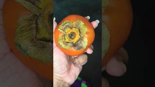 Do you know this fruit?😲 | Persimmon Reaction #shorts