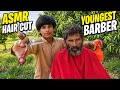 ASMR worldwide youngest barber |ASMR insane close haircut ✂️🔥