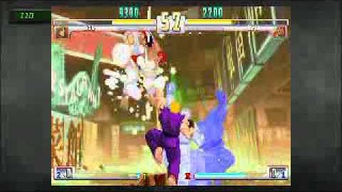 SF3 Third Strike Online - In-game upload test (PS3)