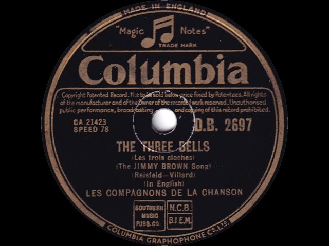 The Three Bells (The Jimmy Brown Song) - Les Compagnons De La Chanson
