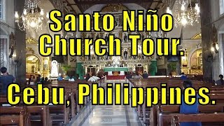 Santo Niño Church Tour, Cebu, Philippines.