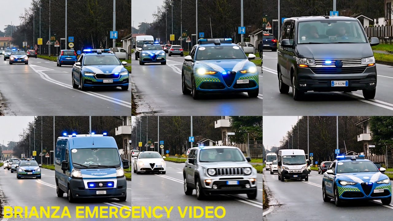 ​[MILANO-CORTINA] Scorta Fiamma Olimpica in Brianza: Polizia Stradale, DIGOS, Officina Mobile!