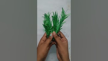 Trying easy paper grass 🪴🪴 #craft #satisfying #shorts #nehanaveli