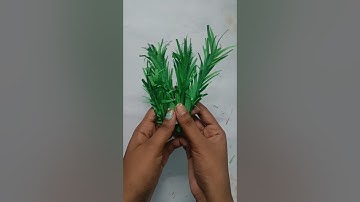 Trying easy paper grass 🪴🪴 #craft #satisfying #shorts #nehanaveli