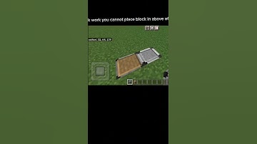 deny and allow block Minecraft secret block work @minecraft @Pixel_builders  #gaming