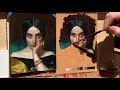 Clementine master copy color study  timelapse and final