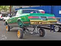 Lowrider Cars Cruise Downtown Los Angeles California