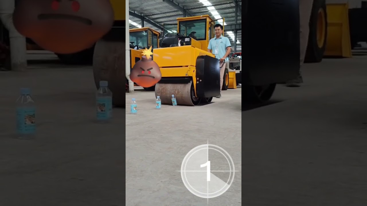 EXPERIMENT: ROAD ROLLER VS 3 WATER BOTTLES 