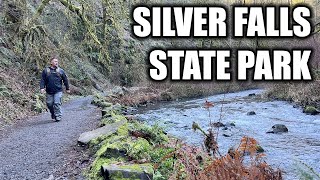 Exploring Silver Falls State Park in Sublimity, Oregon.
