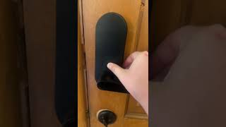 Samtecht Smart Lock With Handle, Digital Fingerprint Door Lock,