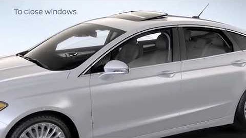 Power windows - global open close feature | Ford How-To Video