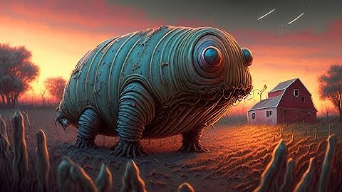 [GPT3 & Stable Diffusion 2.1 Animation] Tardigrade in a desolate farm.