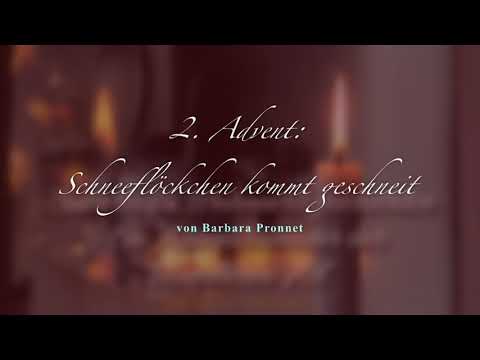 Zauberhafte Weihnachtsgeschichten - 2. Advent: "Schneeflöckchen kommt geschneit" von Barbara Pronnet