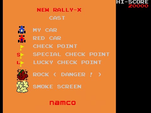 Arcade Longplay [986] New Rally-X (JP)