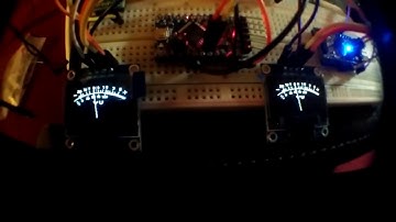 VU Meters - Arduino Pro-Mini OLED Displays + Code