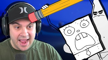 Doodle Bob and Doodle Patrick are TERRIFYING! | Around The Clock at Bikini Bottom