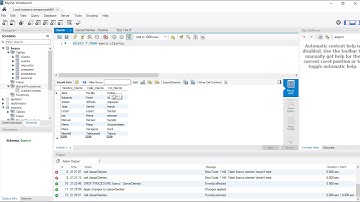 Procedimientos en WorkBench MySQL