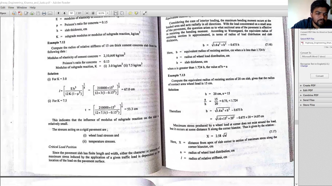 Westergaards equation part 1by Prof SBC