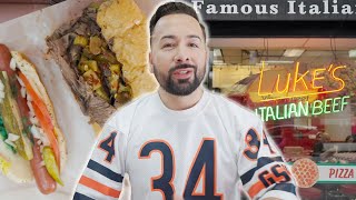 Chicago's BEST Hot Dog & Italian Beef | Chicago Street Food at Luke's