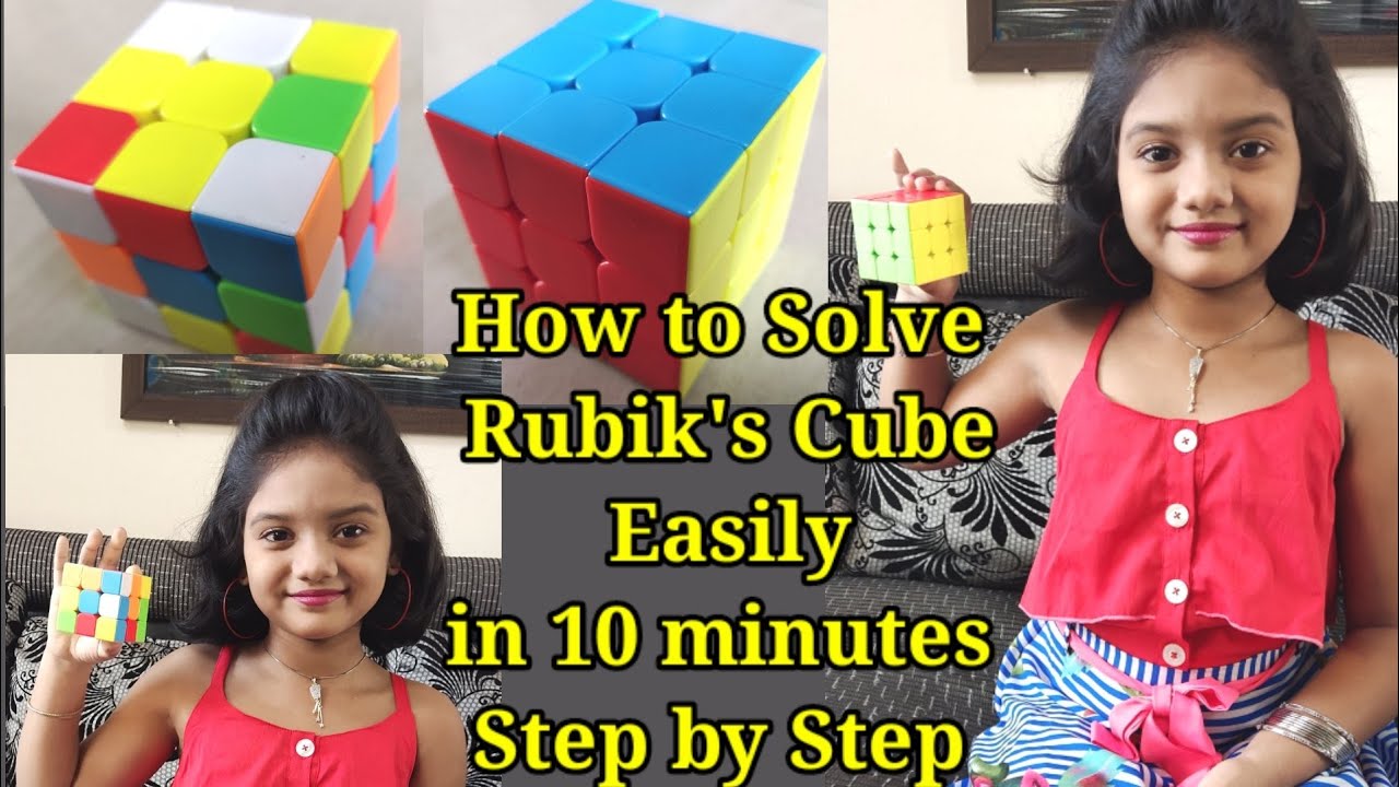 How to solve Rubik's Cube in 10 minutes I Beginner Tutorial of Rubik's ...