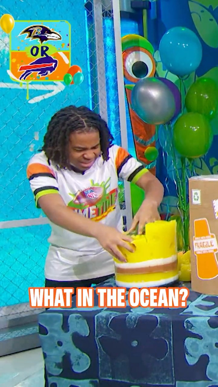 this spongebob slimetime nfl pick is TOO slimy #shorts