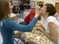 Cupcake shoving ladies