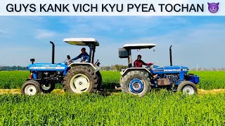 Farmtrac 60 Vs Newholland 3630 Tractor Tochan Aj Pta Lago Kehda Jhoota • Blue Horses •