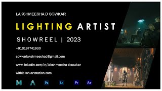 3D Lighting and Rendering SHOWREEL 2023 | #maya  | #arnoldrenderer  | #unrealengine