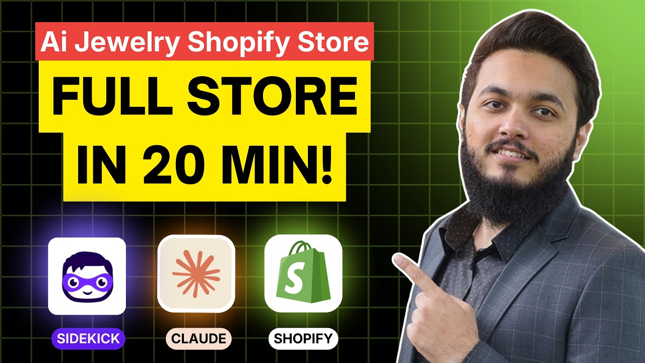 How To Build Shopify Store With Ai | Jewelry Shopify Store 2026 - YouTube