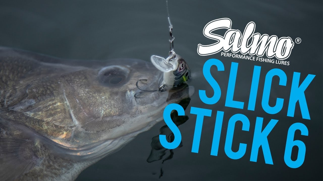 Salmo Slick Stick Floating 6cm Green Bone Flash