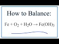 Balancing Chemical Equations Concepts